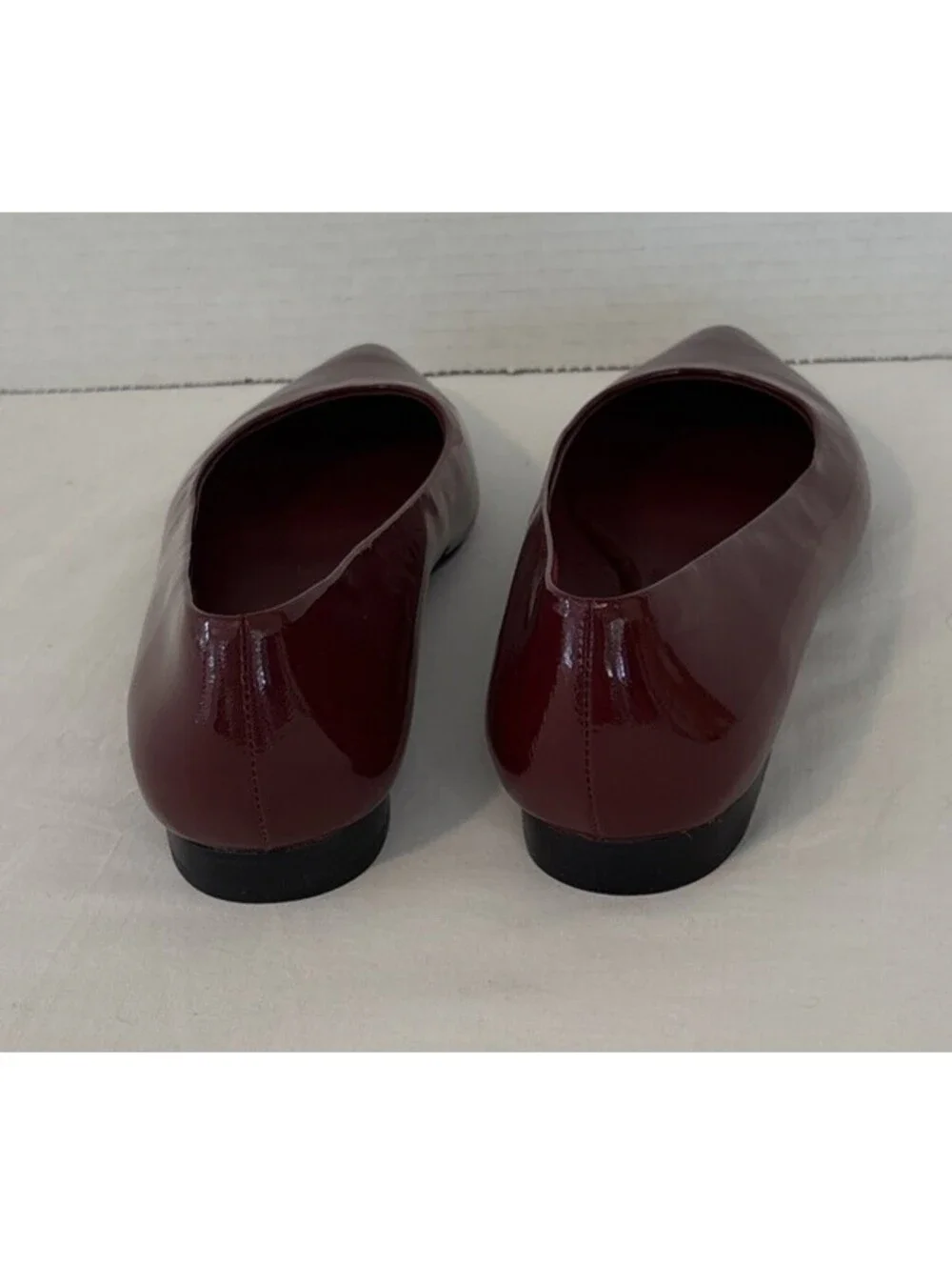 Brooks Brothers Patent Leather Deep Wine Red/ Burgundy Red Women’s Shoes Size 9